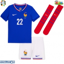 Frankrike Theo Hernandez #22 Hjemmedraktsett Barn EM 2024 Kortermet (+ Korte bukser)